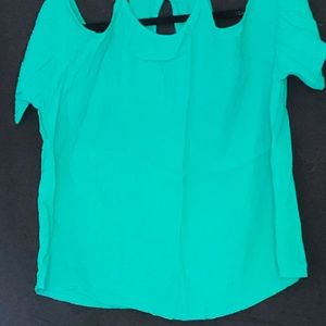 Cut-out Cropped T-shirt